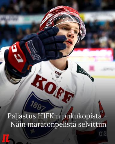 HIFK kaatoi Pelicansin huikeassa trilleriottelussa numeroin 2–1.⁠
⁠
HIFK:n kausi jatkuu. Joukkue…