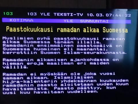 Joko Suomikin on jo rättipäiden kalifaatti vai miksi näistä muslimien "juhlista" pitää verovaroilla…