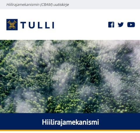 Viimeisimmät hiilirajamekanismin uutiset on jälleen paketoitu uutiskirjeeseen:  #CBAM …