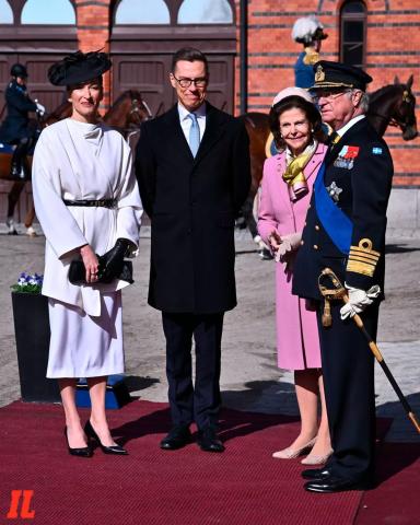 Tasavallan presidentti Alexander Stubb ja hänen puolisonsa rouva Suzanne Innes-Stubb tekevät tänään ensimmäisen valtiovi...