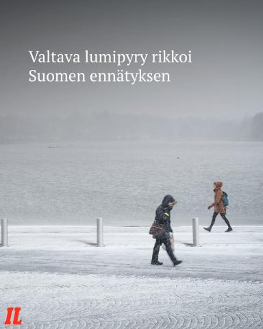 Ilmatieteen laitoksen havaintoasemalle satoi niin paljon lunta, että mittaushistorian ennätys pamahti rikki.⁠
⁠
Maan lou...