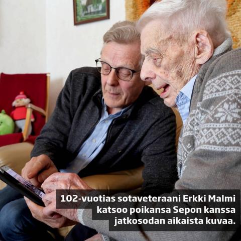 Sotaveteraani Erkki Malmi muistelee videolla, millaista on tulla kotiin sodasta. ⁠
Jatkosodassa hänen tehtävänään oli ev...