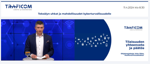 .@juhailkka päättää #tekoäly-webinaarin: "Yhteiskunnan elintärkeät toiminnot nojaavat digitaaliseen infrastruktuuriin, sen päällä toimiviin palveluihin ja dataan. Kehitys näissä on nopeaa ja vaikuttaa