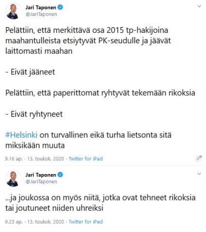 ⁦@SuomenPoliisi⁩ ⁦@JariTaponen⁩ väärät uutiset somessa