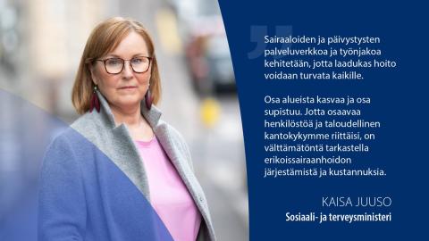 Sosiaali- ja terveysministeri @KaisaJuuso antoi hallituksen vastauksen välikysymykseen sairaaloiden alasajosta. 📃Vastaus @STM_Uutiset:  🗣️Tallenne @SuomenEduskunta: https://t.