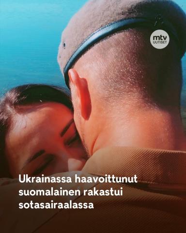 Ukrainassa haavoittunut suomalainen Ola rakastui sotasairaalassa. Vapaaehtoistaistelija Ola tapasi haavoituttuaan sairaalassa ukrainalaisen naissotilaan Olenan, joka tekee lähinnä paperitöitä armeijas