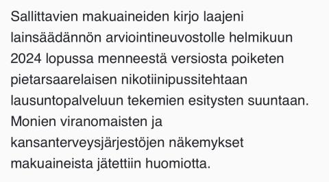 @NiiloHeinonen @CoelThomas @sannigrahn @STM_Uutiset Tiedän kyllä mistä puhun. Verratkaa lainsäädännön arviointineuvostolle lähetettyä HE:tä ja tällä viikolla hallituksen antamaa. Mistä lisämaut mahtoi