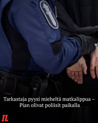 Helsingin poliisi kertoo saaneensa helatorstaina tehtävän, jossa miehen epäillään tarttuneen Hämeenlinnanväylällä ajanee...