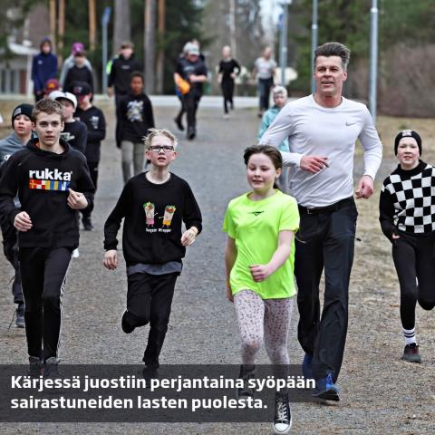 Team Rynkeby -säätiö järjesti Koulujuoksun perjantaina 3.5.2024 Suomen kouluissa. 🏃⁠
⁠
Kärjen koulu osallistui tapahtum...