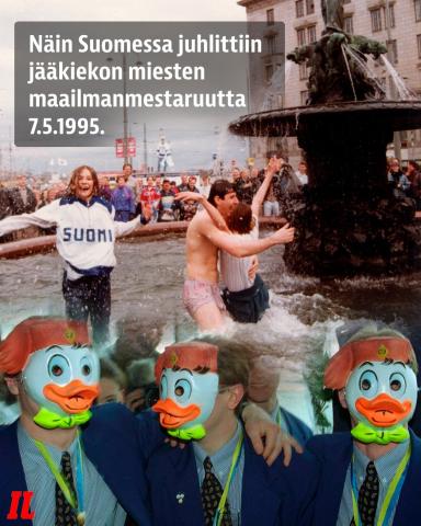 29 vuotta sitten tapahtui jotain historiallista – Missä sinä olit silloin? 🏒🇫🇮⁠
⁠
Sunnuntaina 7.5.1995 Suomi kukisti ...