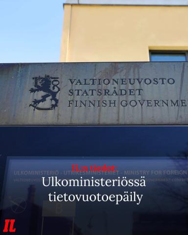 Iltalehden tietojen mukaan ulkoministeriössä epäillään tietovuotoa.⁠
⁠
Ulkoministeriössä pidettiin Iltalehden tietojen m...