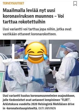 Oikeesti…. L🤡L Mediapooli on taas käskenyt koko 🇫🇮mediakenttää kirjoittamaan mielisairasta hevonpaskaa. Onko kivaa olla ”toimittaja” tai ”virkamies” @STTuutiset @MTVUutiset @hsfi @yleuutiset @STM_U