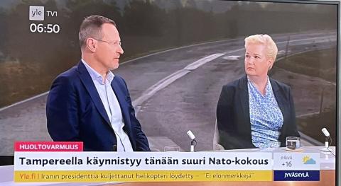 ”Tässä uhkamaailmassa kansainvälinen yhteistyö Nato-jäsenyyden kautta tuo lisäkerroksen Suomen huoltovarmuuteen”, sanoo HVK:n tj. @janne_kankanen @yleuutiset aamussa. #huoltovarmuus