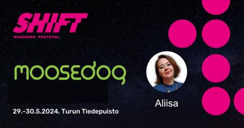 🚀 Valmiina menestymään!
Aliisa Moosedog Oy:stä osallistuu SHIFT Business Festival 2024 -tapahtumaan.
Tule kuulemaan uusimmat uutiset tavaramerkeistä ja patentoinnista. Brellassa voit varata tapaamise