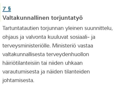 Otetaanpa ihan kertaus #sarscov2 toimien velvollisuuksista ttlain mukaan 
@oikeusasiamies @valtioneuvosto @PetteriOrpo @alexstubb
@STM_Uutiset @AVItwiittaa @THLorg @mika_salminen @oikeusmin @Sisaminis