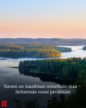🇫🇮 Mikä sinusta Suomessa on parasta?⁠
⁠
Suomi on seitsemättä vuotta peräkkäin maailman onnellisin…