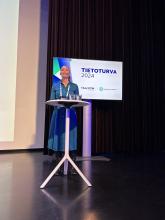 Ministeri @LuluRanne @lvmfi avaa @HVK_uutiset ja @TraficomFinland vuoden 2024 tietoturvaseminaarin…