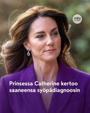 Brittihovi tiedottaa, että prinsessa Catherinella on diagnosoitu syöpä. 👉 Lue uutinen:  #mtvuutiset