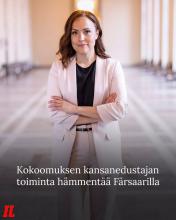 Pohjoismaiden neuvosto kokoontuu 8–9. huhtikuuta Färsaarilla ilman Suomen valtuuskunnan puheenjohtajaa Karoliina Partast...