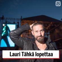 Artisti Lauri Tähkä lopettaa, kerrotaan tiedotteessa.⁠
⁠
Maanantaina lähetetyssä tiedotteessa Lauri Tähkä eli Jarkko Suo...