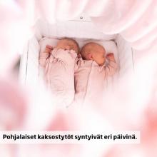 Söpöysvaroitus! ❤️❤️Isojokelaiset kaksostytöt syntyivät huhtikuun ensimmäisenä viikonloppuna.⁠
Emmi Saarikosken ja Matti...