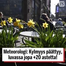 IS kysyi sekä Forecan että Ilmatieteen laitoksen meteorologeilta, että milloin viileys sateineen väistyy ja tilalle saad...