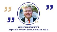 ”Ydinsähkölle oli kylmillä talvikeleillä todellakin kysyntää. Haastava energiamarkkinatilanne on lisännyt ymmärrystä #ydinenergia`n käytölle ympäri Eurooppaa. Kannustan suomalaisia aktiivisuuteen EU:n