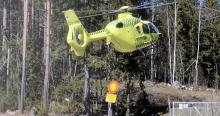 Silminnäkijän kuva: Pelastushelikopteri joutui harvinaiseen vaaratilanteeseen S-marketin luona Espoossa