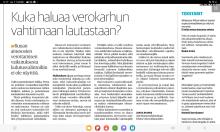 Verotus on olennainen työkalu jolla ohjataan yhteiskunnan huoltovarmuutta ja hyvinvointia! @Ruokavirasto @HVK_uutiset @JanneJukkola #alustatalous #Wolt @ir_rkp #pikaruoka #nuoret #liikkuminen @RuokaAk