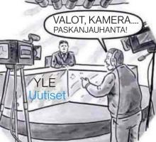 Suomalaiset maksavat #probaganda veroa siitä että YLE saa välittää sitä kansalle...hemmetin hieno systeemi vain mitä saadaan aina tiettyjä uutisia lisäksi samaan rahaan kerrotaan mitä mieltä meidän pi