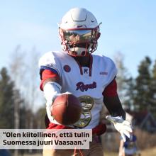 Jenkkifutari Alpha Jalloh vaasalaistuu vauhdilla. 🏈⁠
⁠
Wasa Royalsin yhdysvaltalaisvahvistus uskoo joukkueen olevan tän...