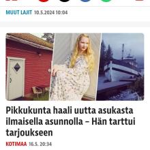 There is also article of me in Iltalehti (in Finnish). I want to thank all the good feedback I have received so far ❤️ H...